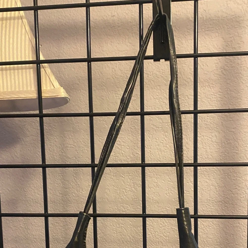 HOBO Classic Black Leather Hobo Bag